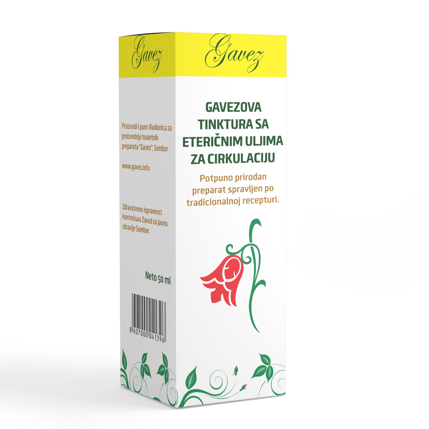 Gavezova tinktura sa eteričnim uljima za cirkulaciju