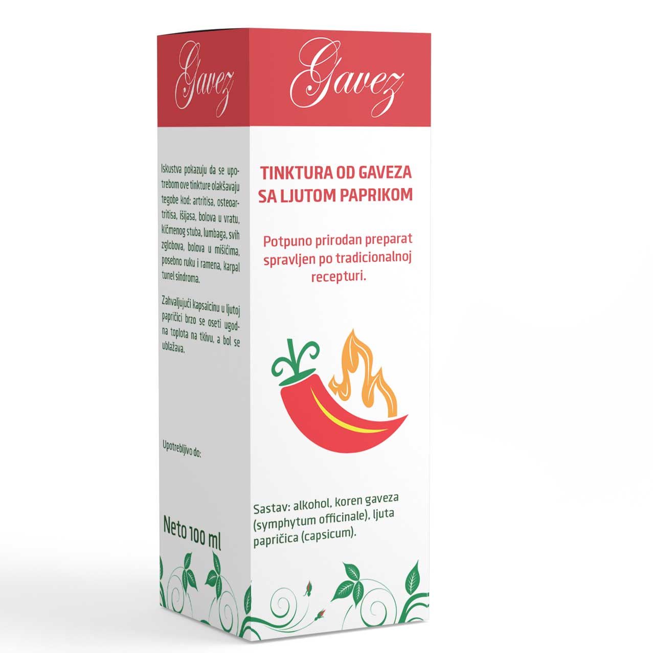 Tinktura od gaveza sa ljutom paprikom