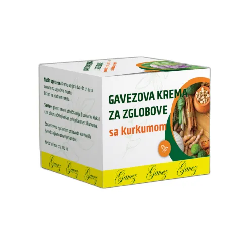 Gavezova krema za zglobove sa kurkumom