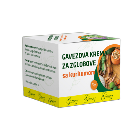 Gavezova krema za zglobove sa kurkumom