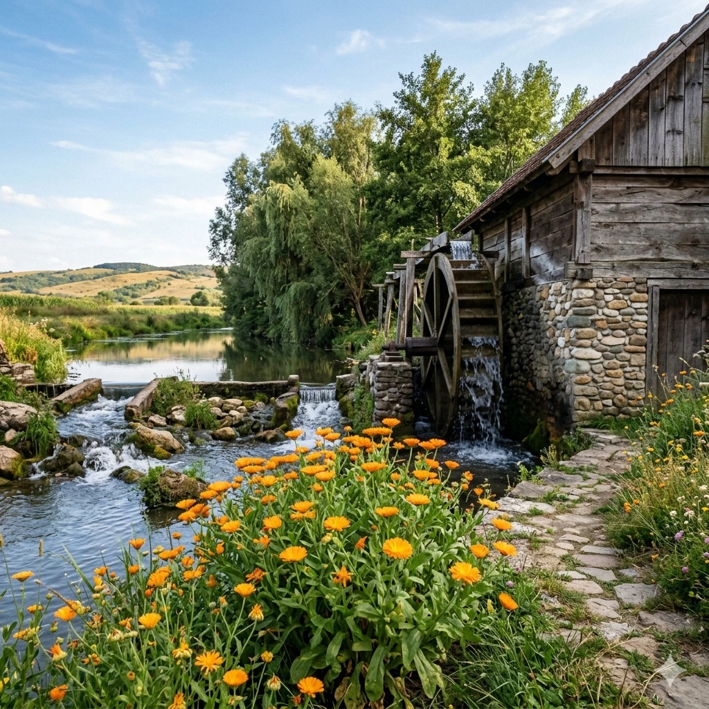 Neven — cvetovi nevena u bašti