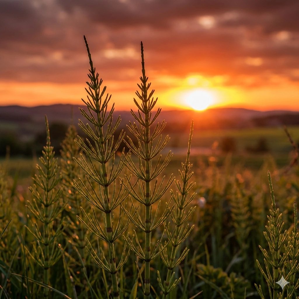 Preslica (Equisetum arvense) — lekovita biljka bogata silicijumom za kosti i zglobove